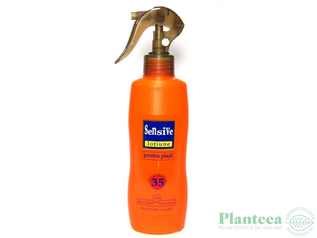 Lotiune plaja spf35 morcov 250ml - SENSIVE