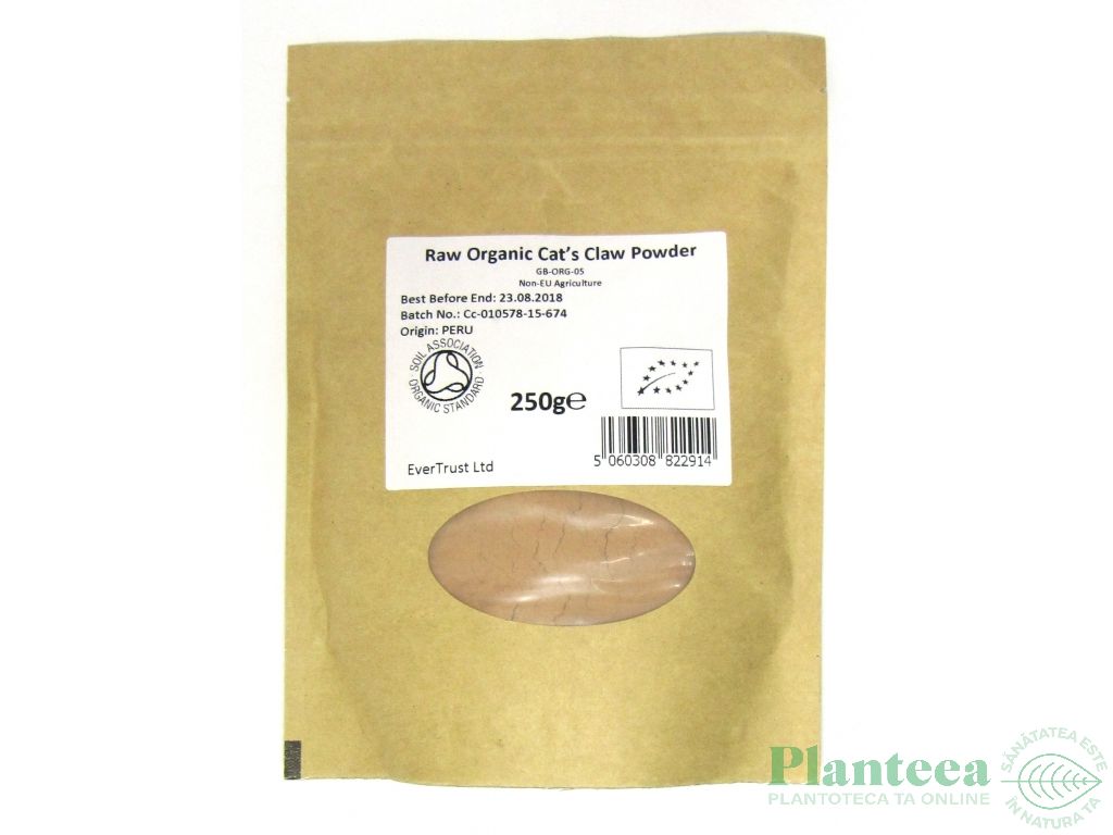 Pulbere cat`s claw 250g - EVERTRUST