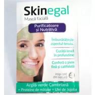 Masca fata purificatoare nutritiva SkinEgal plic 20g - DERMAGLIN