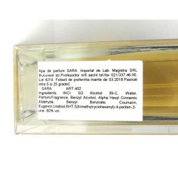 Apa parfum Sara 100ml - FLORITENE