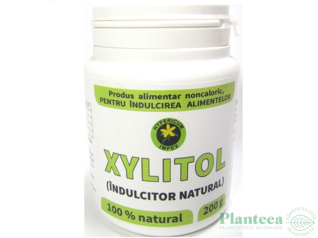 Xylitol indulcitor pulbere 200g - HYPERICUM PLANT