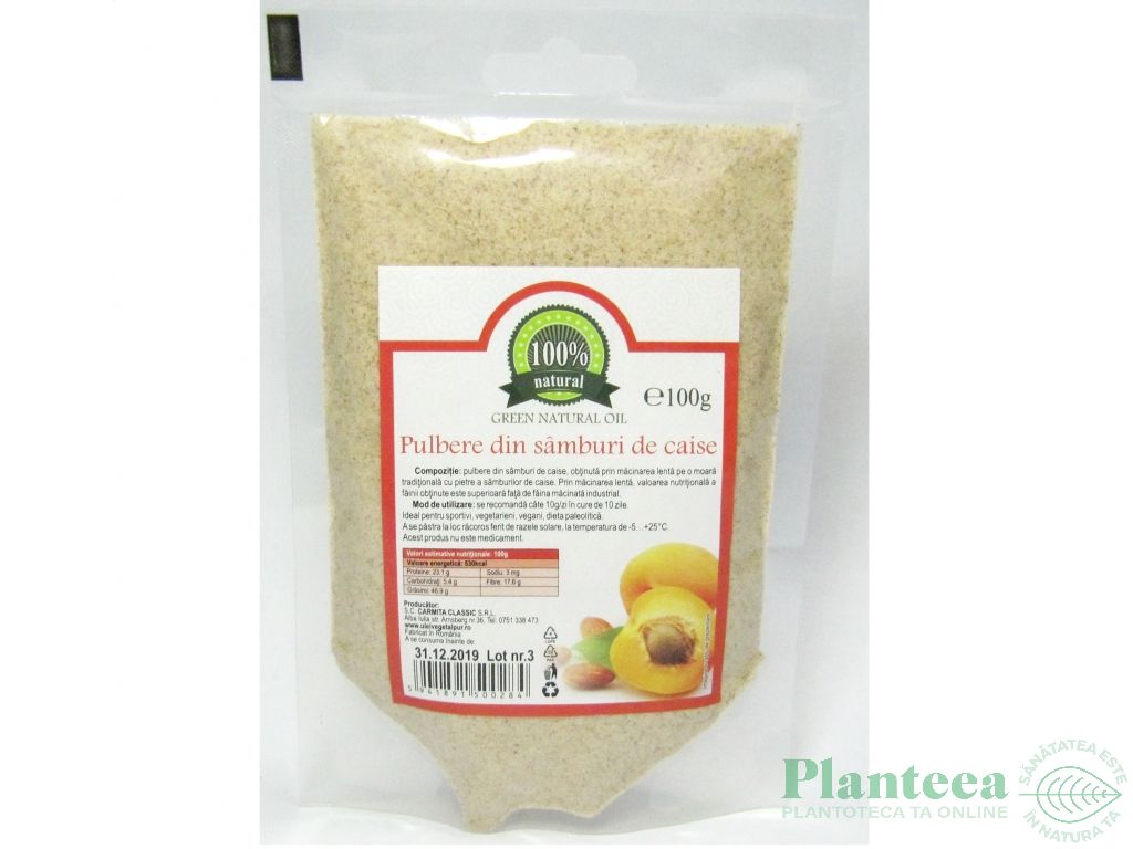 Pulbere samburi caise 100g - CARMITA CLASSIC