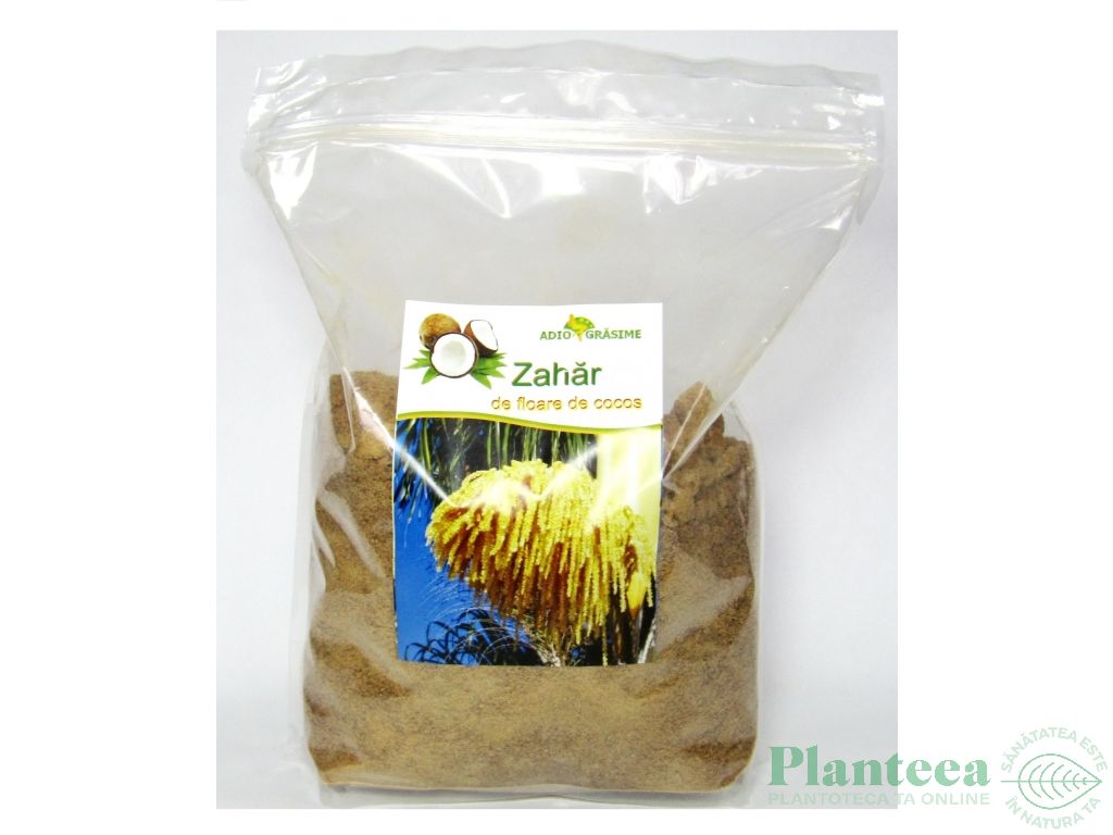 Zahar floare cocos 1kg - ADIO GRASIME