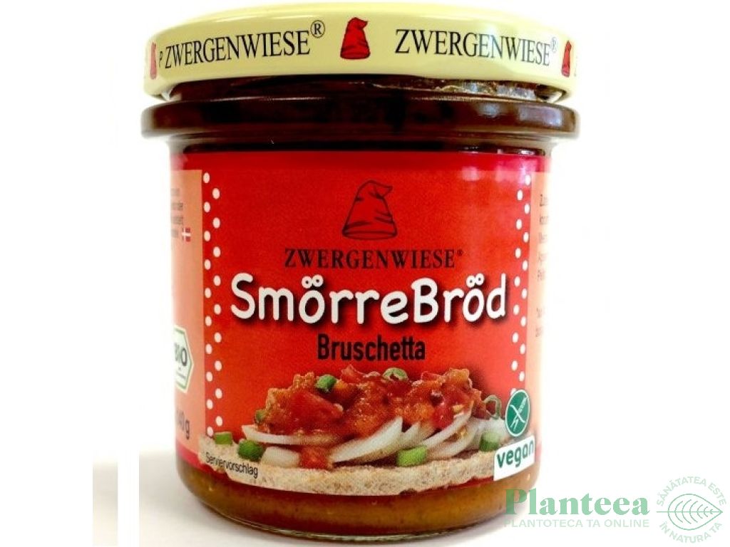 Spread pt bruschete fara gluten eco 140g - ZWERGENWIESE