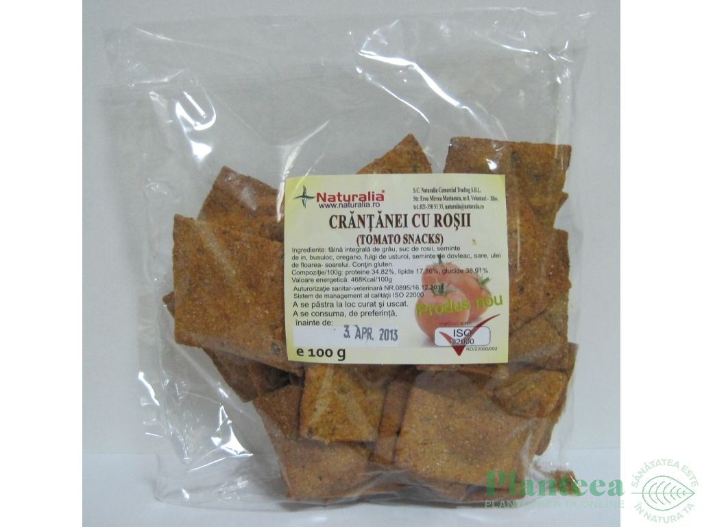 Crantanei cu rosii 100g - NATURALIA