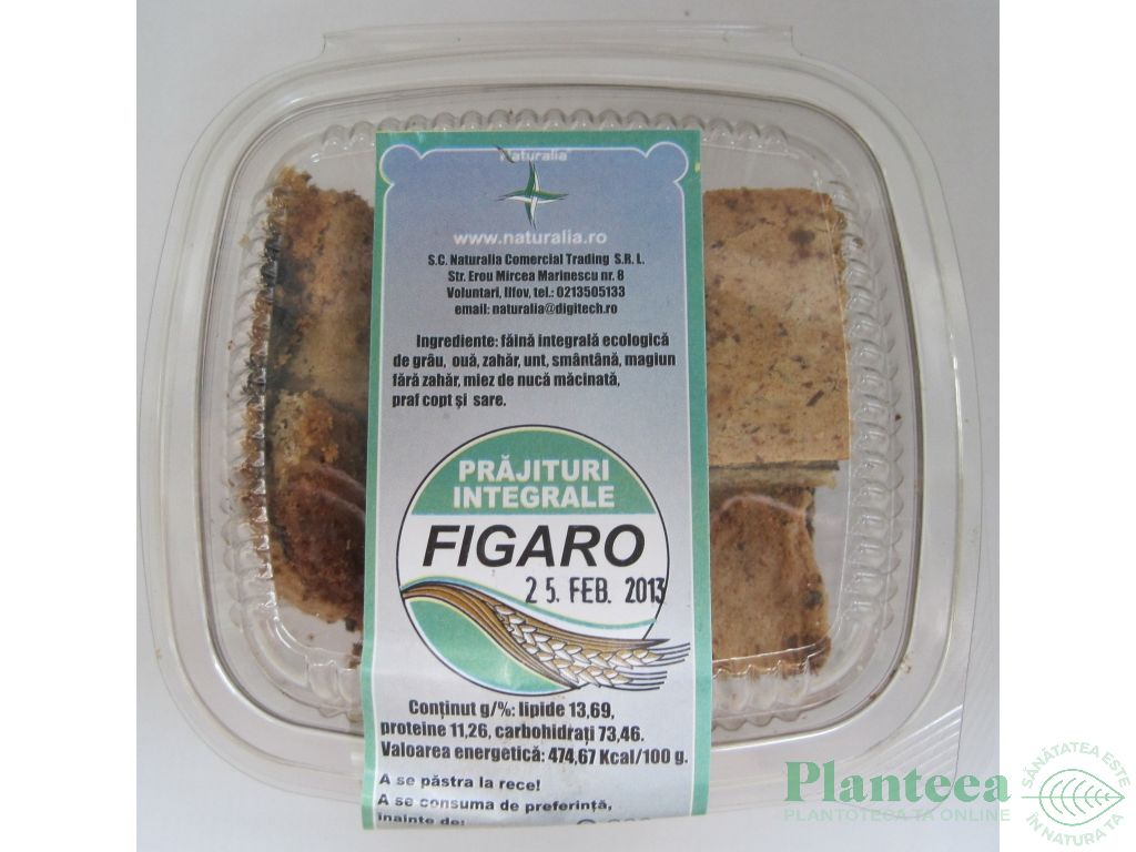 Prajituri integrale Figaro 200g - NATURALIA