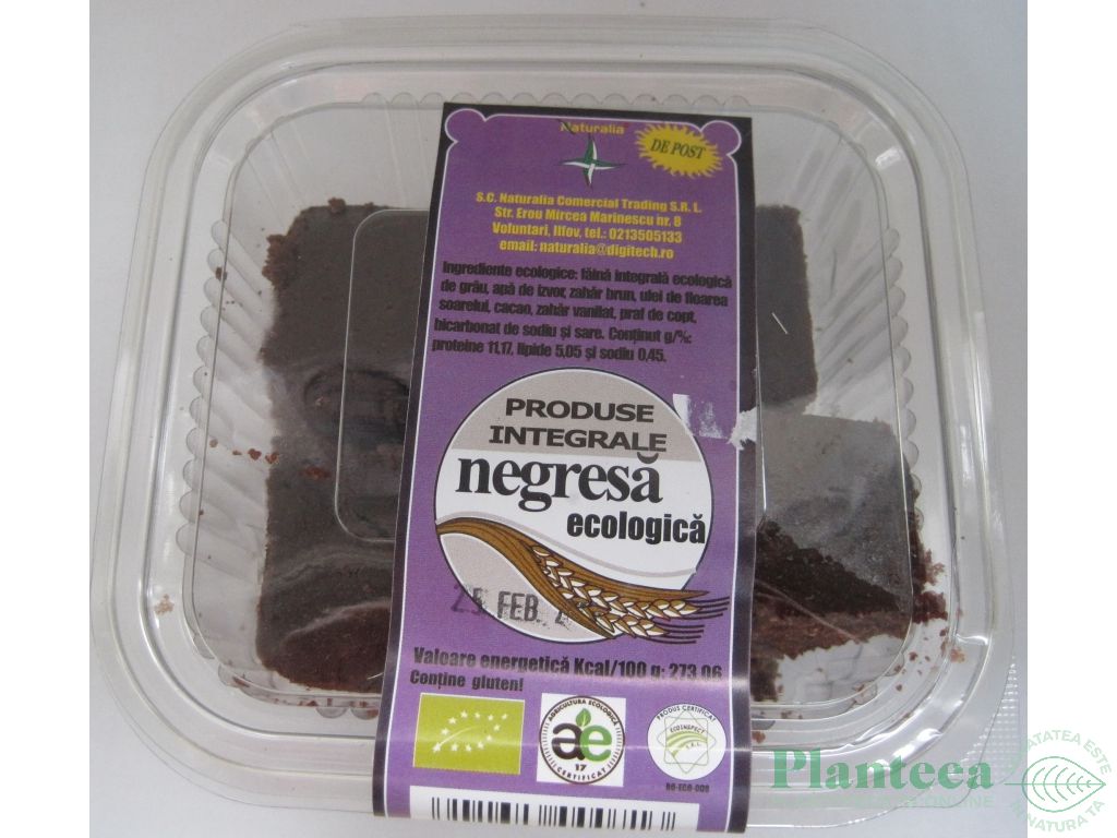 Negrese integrale de post eco 170g - NATURALIA