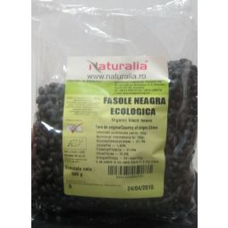 Fasole neagra boabe eco 500g - NATURALIA