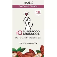 Ciocolata neagra 72% Nib crunch eco 35g - IQ CHOCOLATE