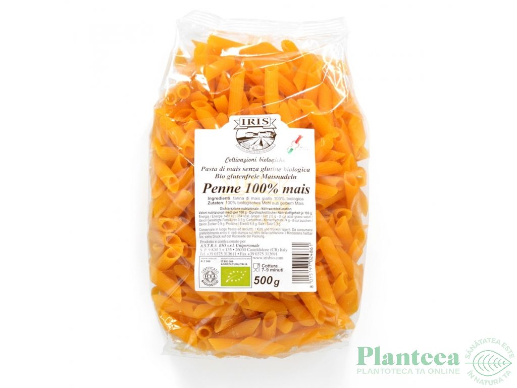 Paste penne porumb fara gluten eco 500g - IRIS BIO