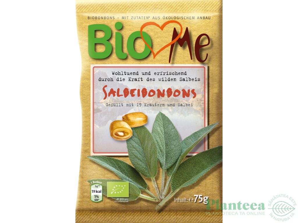 Bomboane salvie eco 75g - BIO LOVES ME