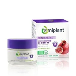 Crema zi antirid ten uscat/sensibil SkinDefence 50ml - ELMIPLANT