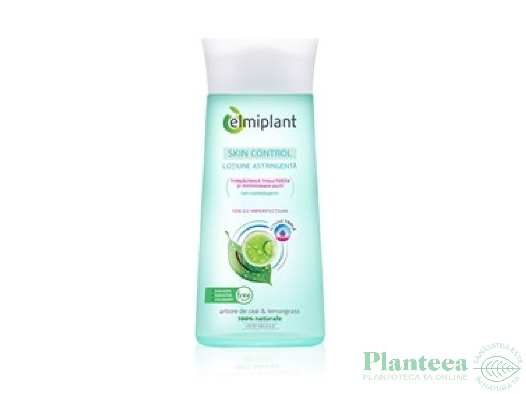 Lotiune tonica astringenta imp impuritatilor SkinControl 200ml - ELMIPLANT