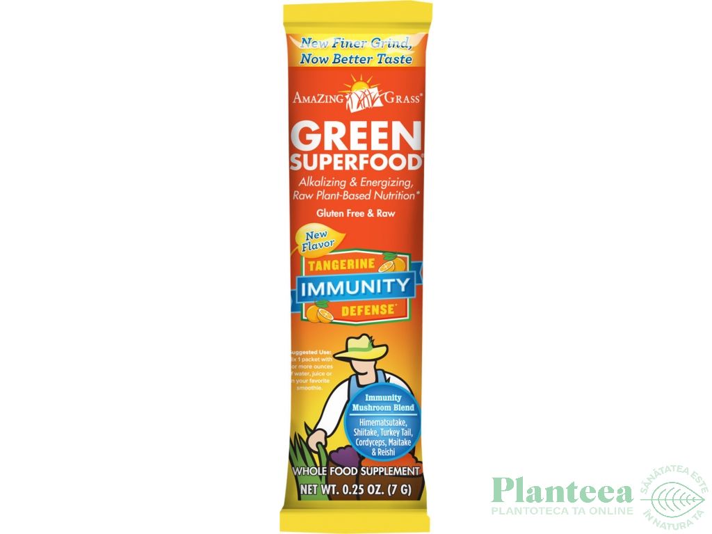 Pulbere Green Superfood immunity 7g - AMAZING GRASS