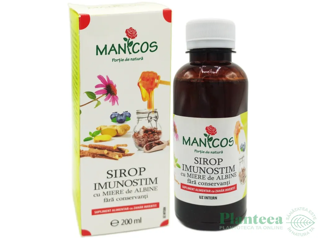Sirop Imunostim miere 200ml - MANICOS