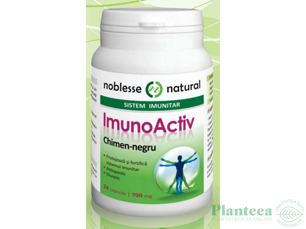 ImunoActiv chimen negru 24cps - NOBLESSE NATURAL