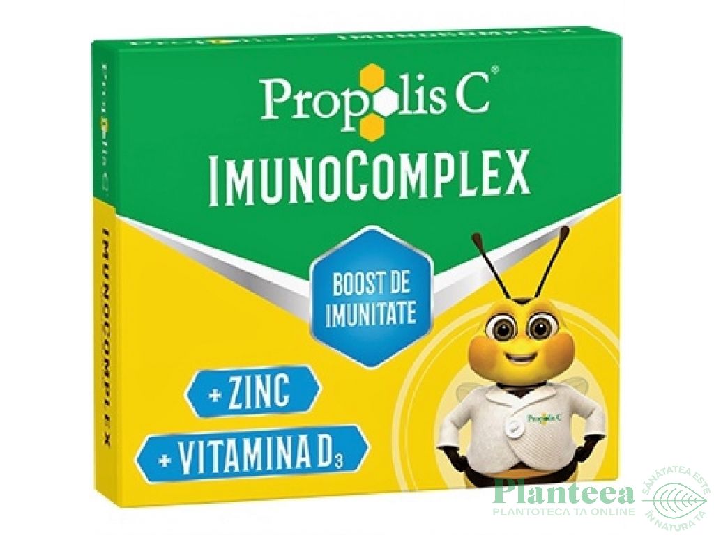 Propolis C Zn D3 ImunoComplex 20cp - FITERMAN