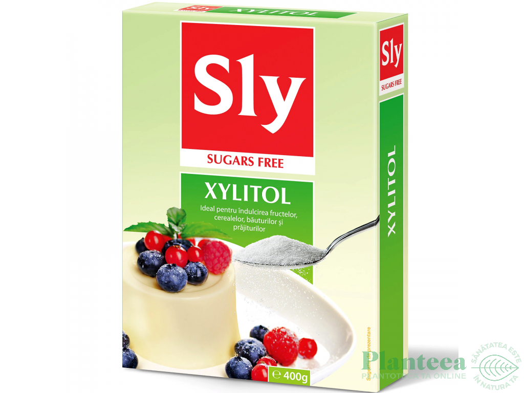 Xylitol mesteacan cristalizat 400g - SLY NUTRITIA