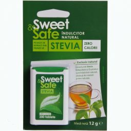 Stevie indulcitor tablete 200b - SWEET&SAFE