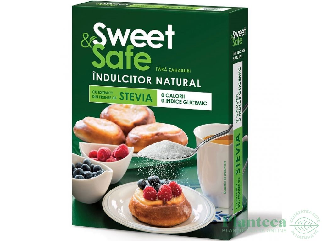 Stevie indulcitor cristalizat 350g - SWEET&SAFE