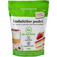 Eritritol stevie indulcitor pudra 500g - INTERHERB