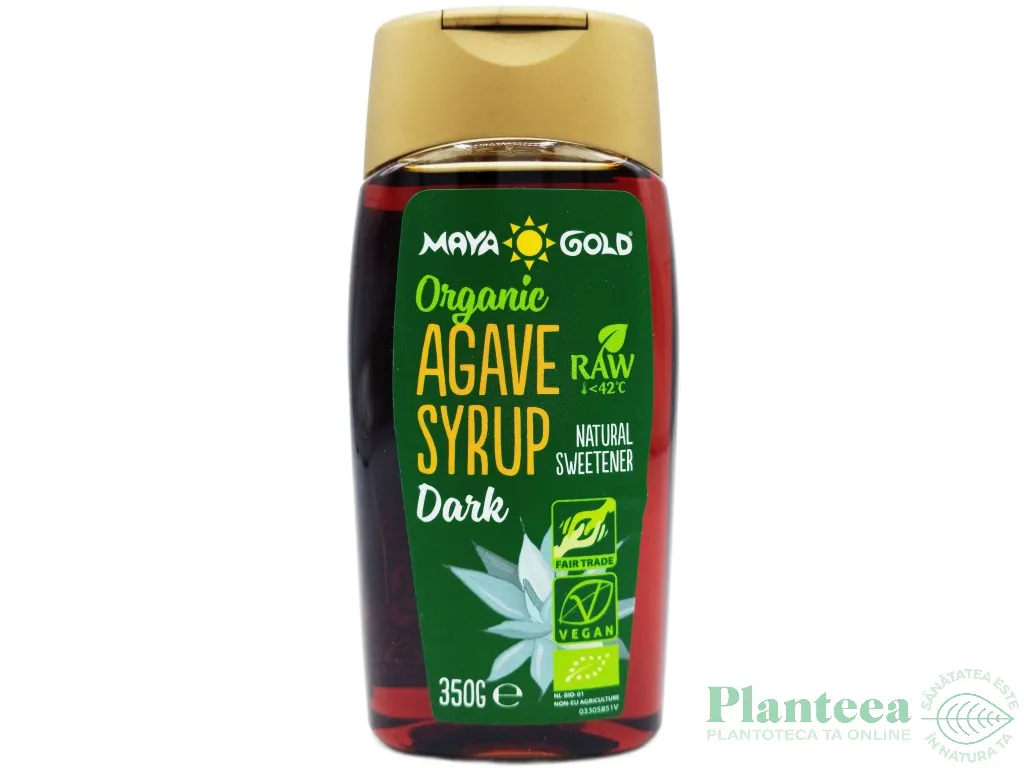 Indulcitor sirop agave dark raw eco 350g - MAYA GOLD