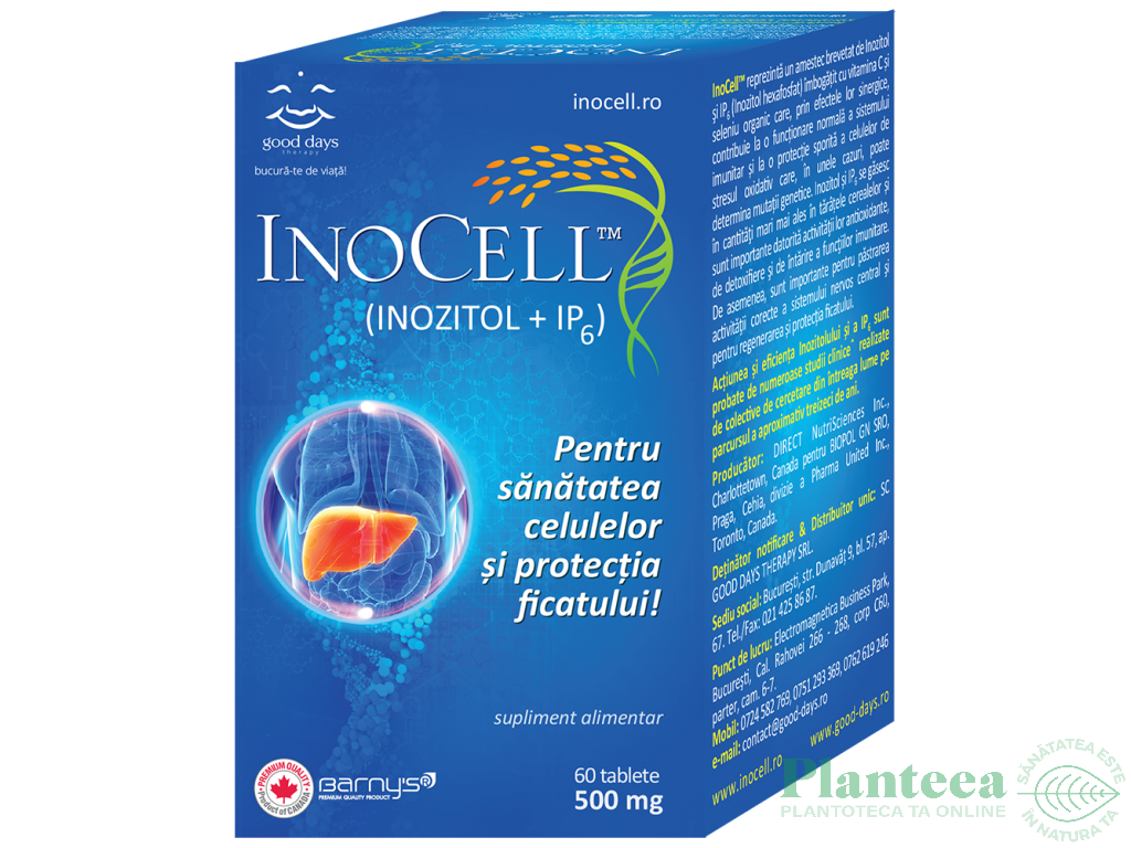 InoCell [Inozitol+IP6] 60cp - BARNY`S