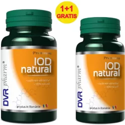 Pachet Iod natural 60+30cps - DVR PHARM