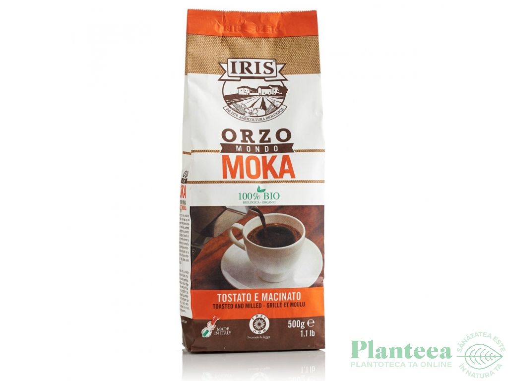 Cafeluta orz prajit macinata Moka eco 500g - IRIS BIO