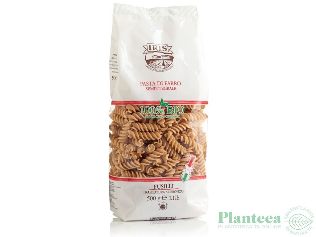 Paste fusilli spelta semiintegrala eco 500g - IRIS BIO