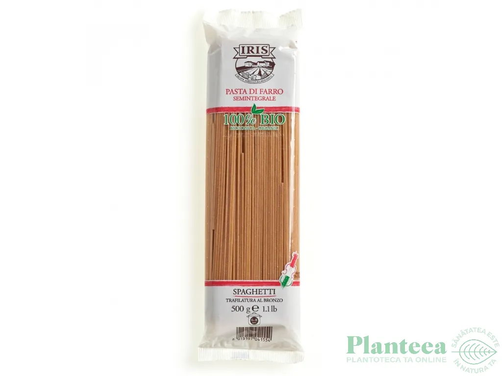 Paste spaghete spelta semiintegrala eco 500g - IRIS BIO