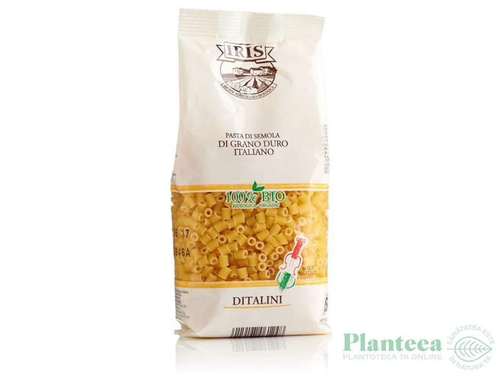 Paste ditalini grau eco 250g - IRIS BIO