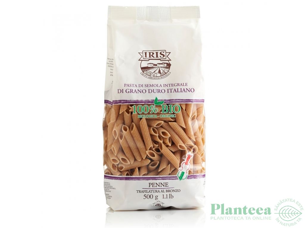 Paste penne grau integral eco 500g - IRIS BIO