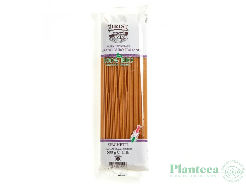 Paste spaghete grau integral eco 500g - IRIS BIO