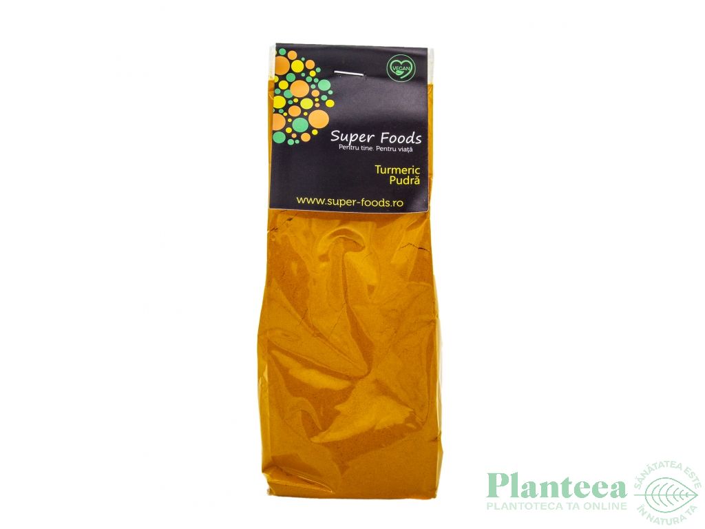 Condiment turmeric macinat 200g - SUPERFOODS
