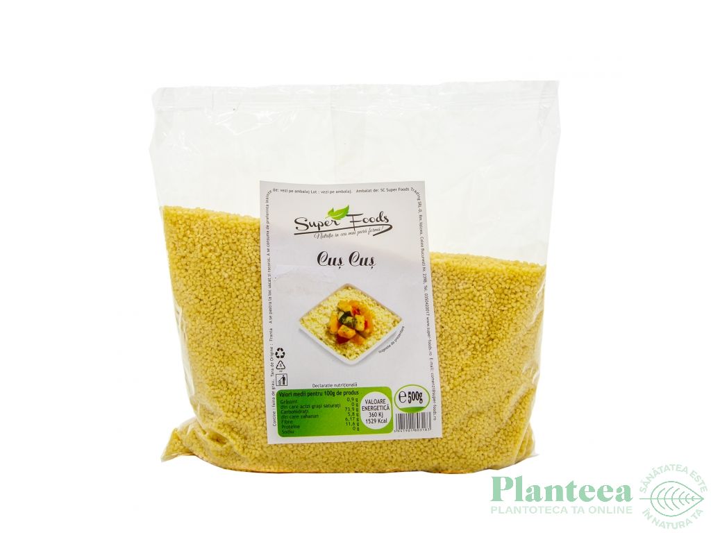 Cuscus grau 500g - SUPERFOODS