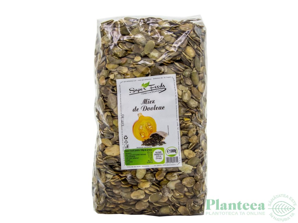 Seminte dovleac 1kg - SUPERFOODS