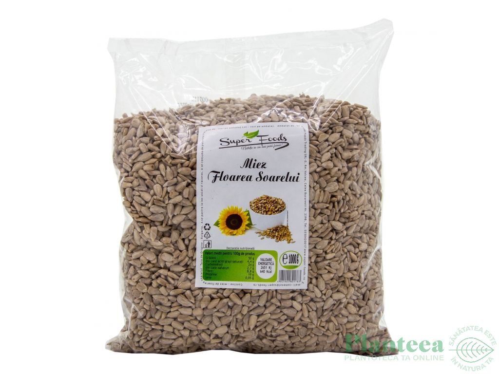 Seminte fl soarelui 1kg - SUPERFOODS