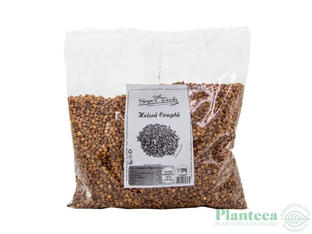 Hrisca coapta boabe 500g - SUPERFOODS