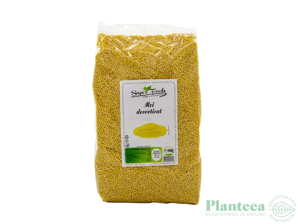 Mei decorticat boabe 1kg - SUPERFOODS