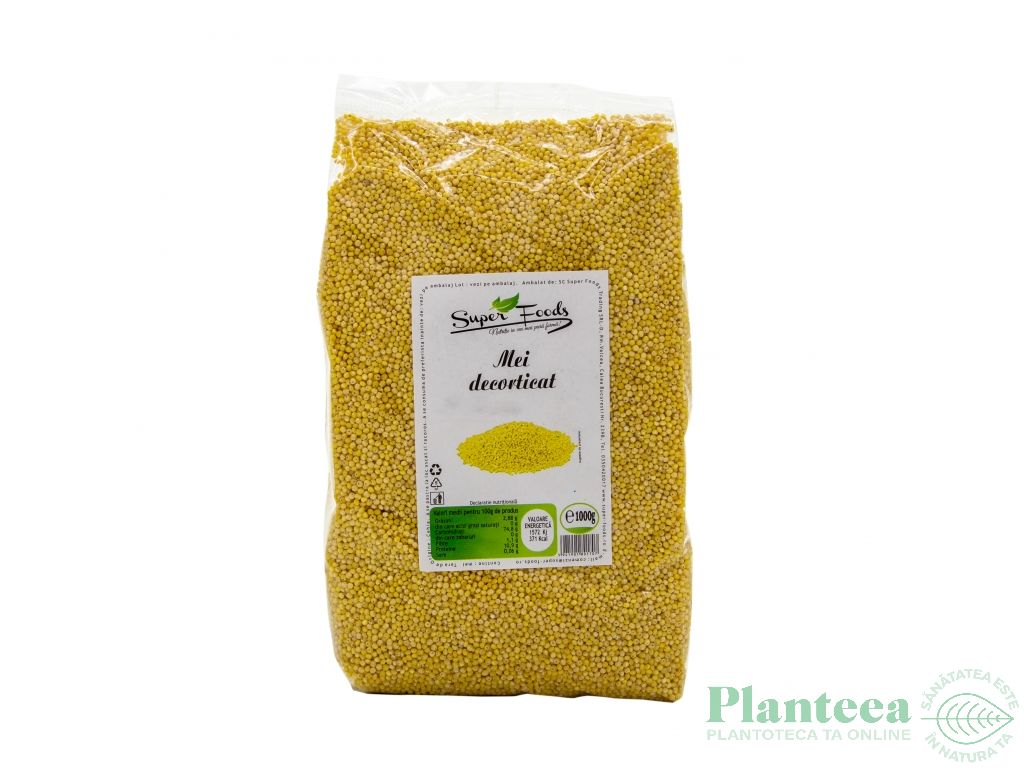 Mei decorticat boabe 1kg - SUPERFOODS