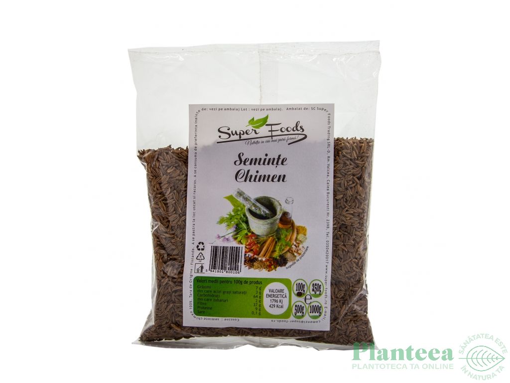 Condiment chimen maro seminte 100g - SUPERFOODS