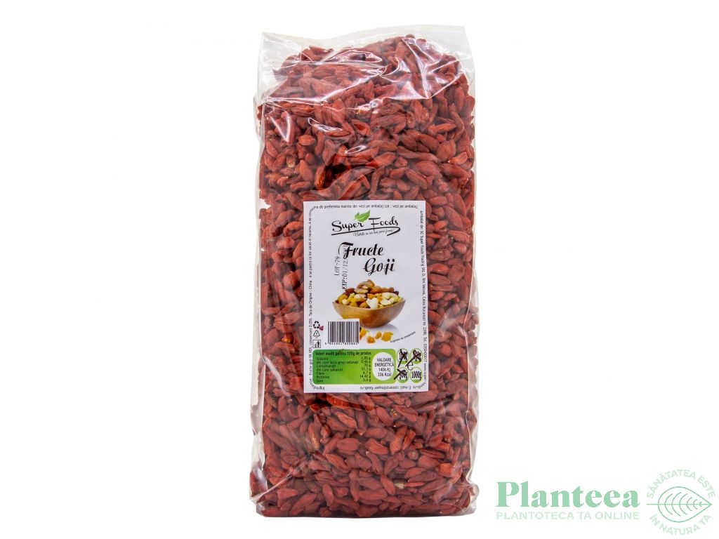 Goji fructe uscate 1kg - SUPERFOODS