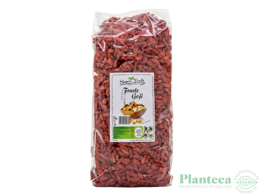Goji uscat 1kg - SUPERFOODS