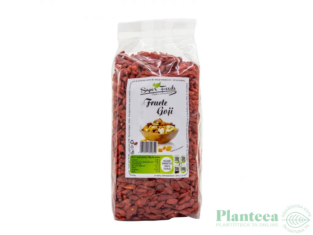 Goji uscat 500g - SUPERFOODS