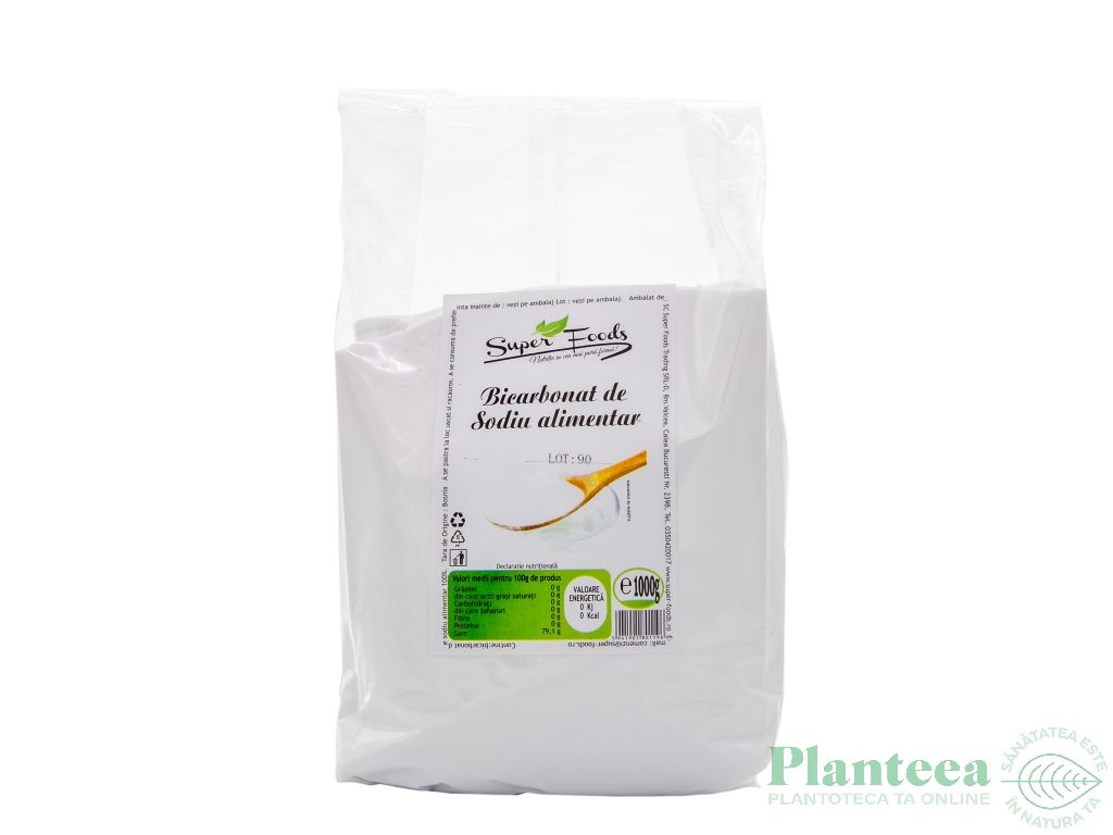 Bicarbonat sodiu 1kg - SUPERFOODS