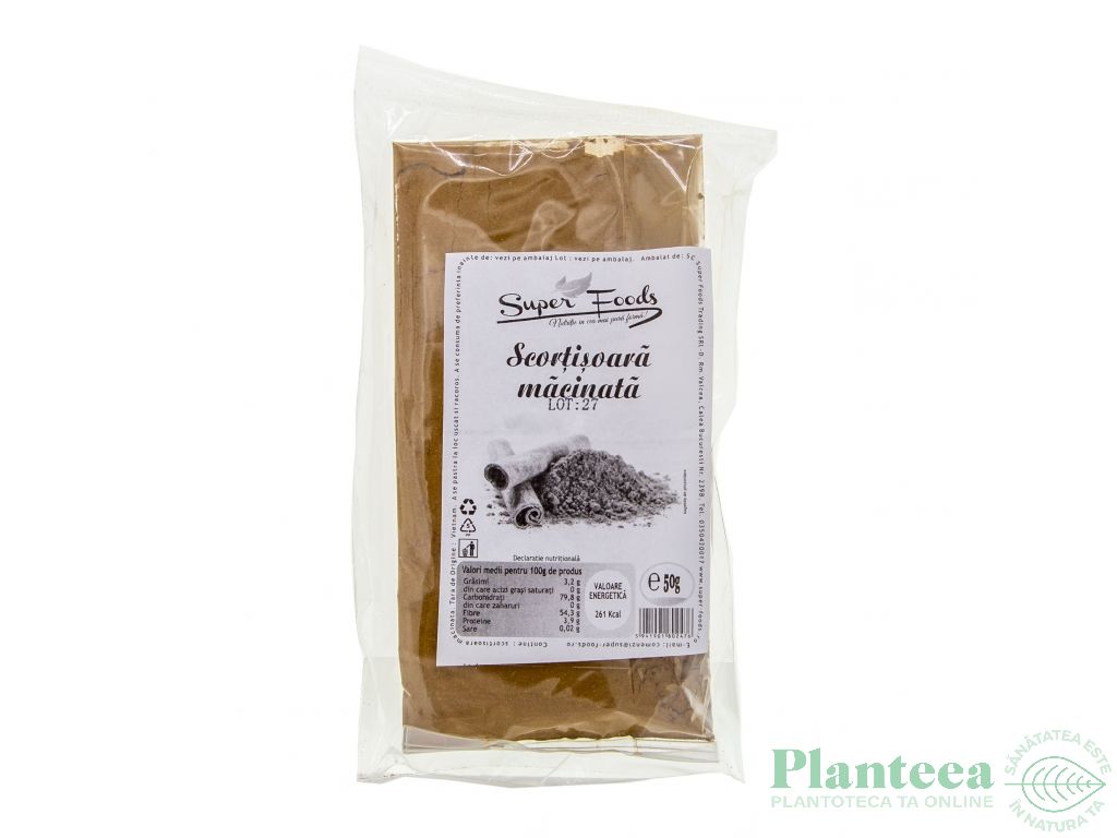Condiment scortisoara macinata 50g - SUPERFOODS