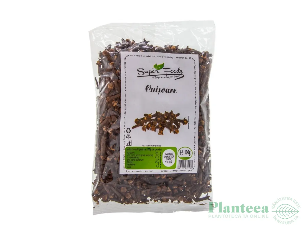 Condiment cuisoare intregi 100g - SUPERFOODS