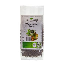 Condiment piper negru boabe 50g - SUPERFOODS