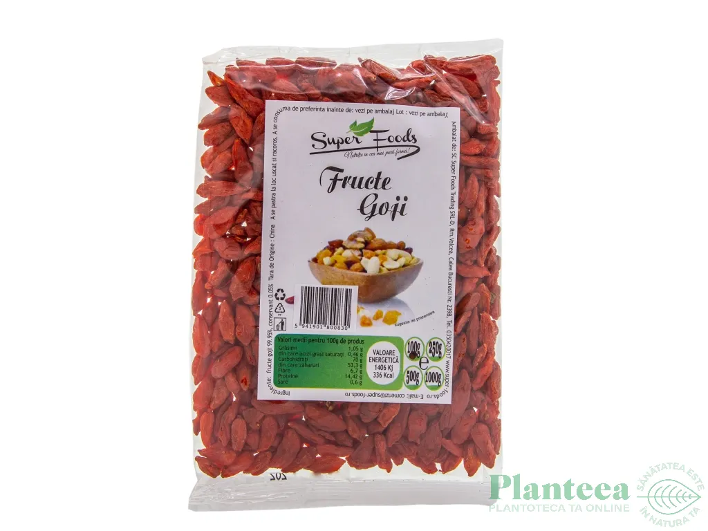 Goji uscat 100g - SUPERFOODS